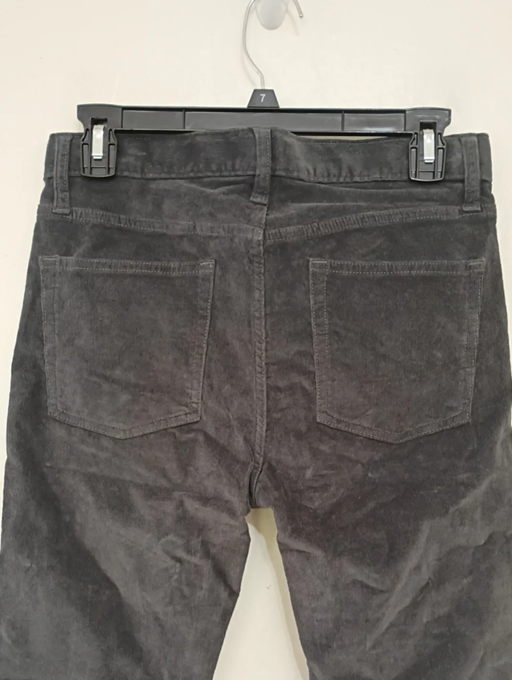 Crewcuts Gray High Waist Straight Leg Corduroys Kids Size 14 NWT